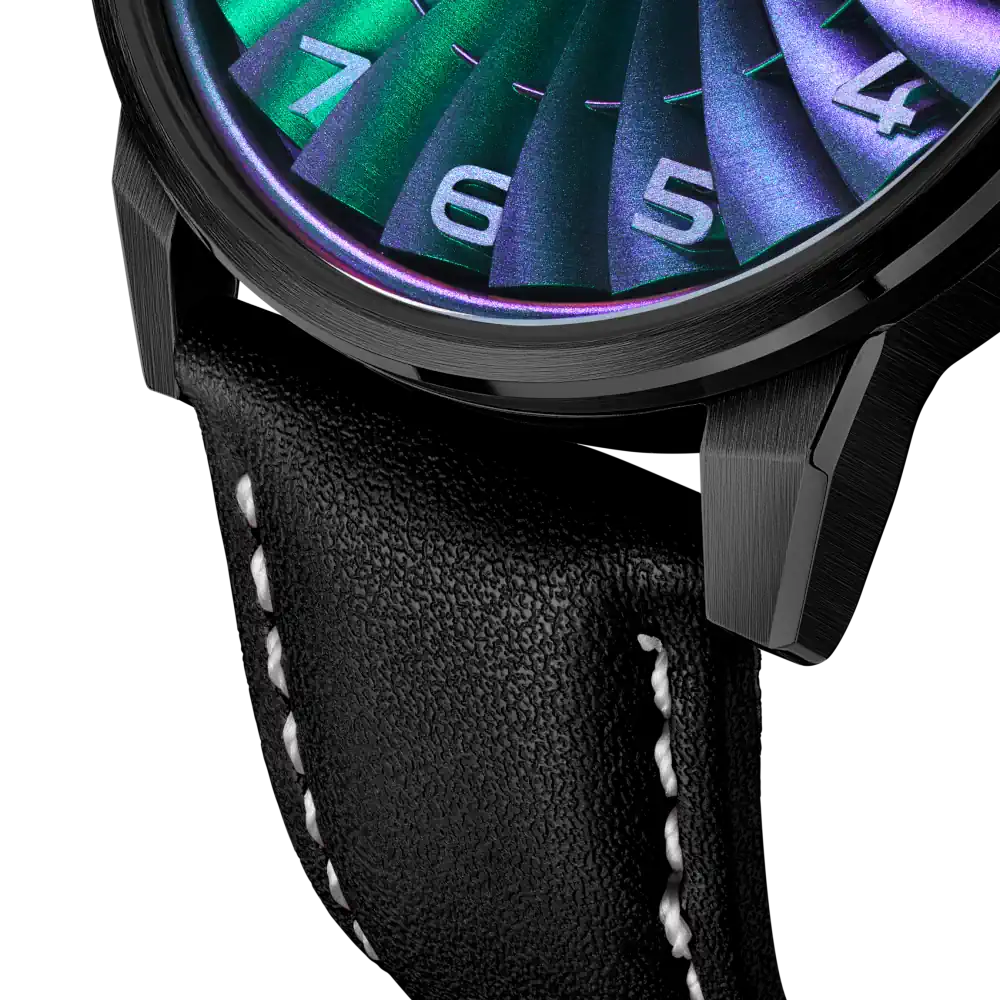 Shadow Black Leather Strap-second-image